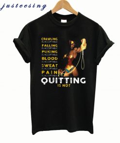 Wonder Woman Quitting Is Not T-Shirt