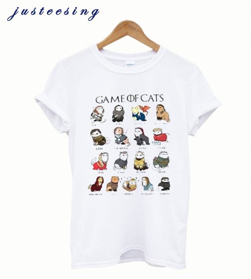 game of cats t-shirt