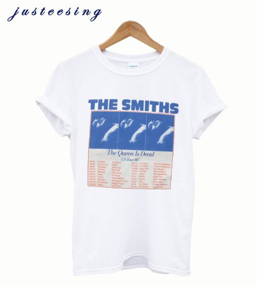 the smiths the queen is dead us tour ’86 t shirt