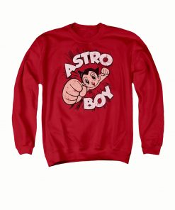 Astro boy flying adult red Sweatshirt