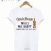 Captain Morgan Makes me Happy T shirt