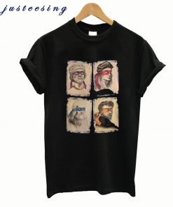 Donatello Raphael Leonardo And Michelangelo T-Shirt