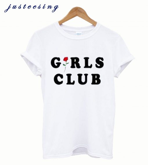 Girls club flower T-Shirt