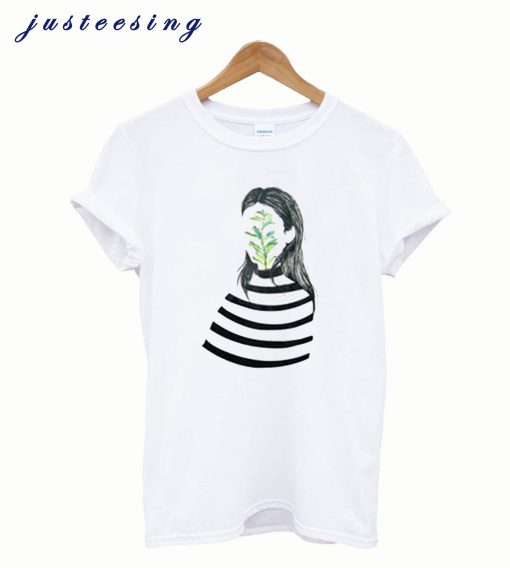 Hand Drawn Girl Illustration T Shirt