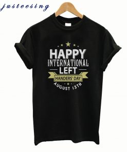 International Left Handers Day T Shirt