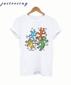 Junk Food Keith Haring Equality T shirt