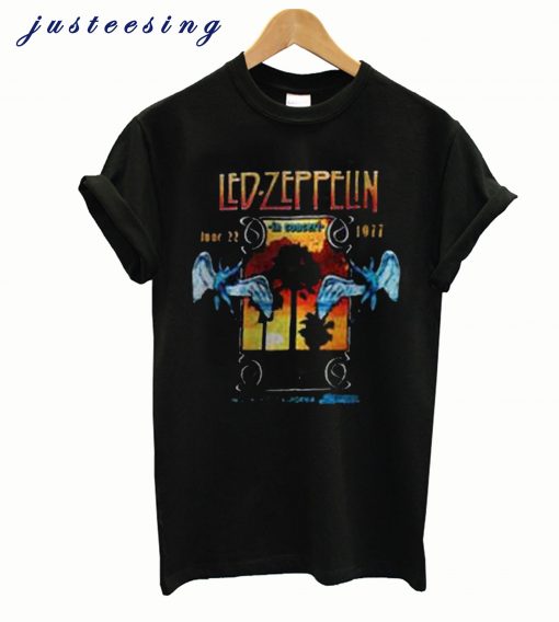 Led Zeppelin In Concert Inglewood California T-Shirt