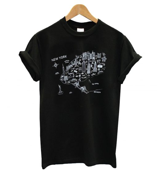 New York City Maps T-Shirt