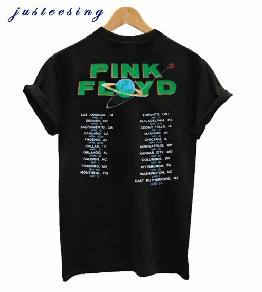 Pink Floyd 1987 Tour T Shirt Back