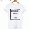 Roseland new york 1990 T-Shirt