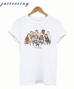 The office cast cartoon T-shirt