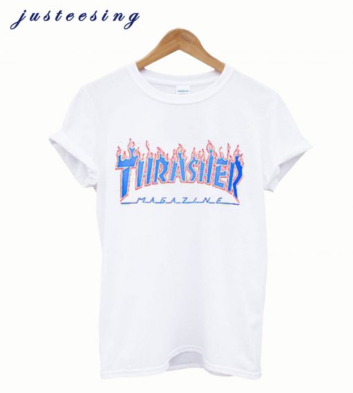 Thrasher Magazine Patriot Flame T-Shirt