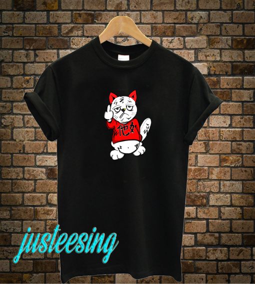 Lucky Waving Cat T-Shirt