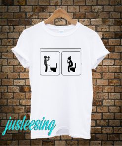Male Female Toilet Sign T-Shirt