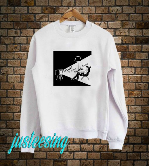 Watching TV Sweatshirt