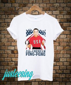 American Flag Shirt Guy Forrest Gump T-Shirt