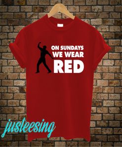 Tiger Woods Red T-Shirt