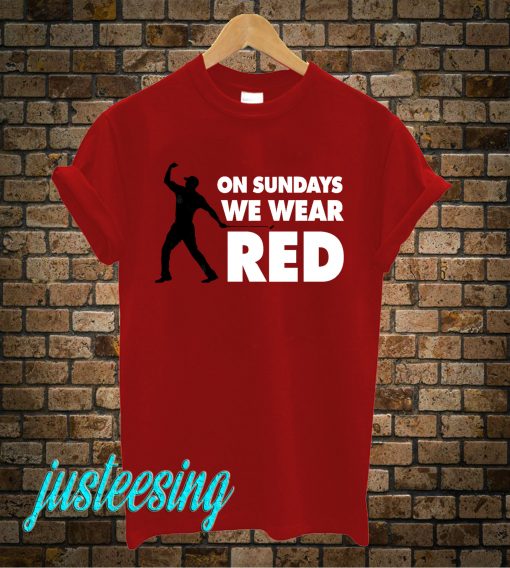 Tiger Woods Red T-Shirt