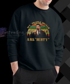 Castiel Supernatural My People Skills Are Rusty Retro Vintage sweatshirt