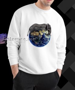 Elephant Earth Artistic sweatshirt