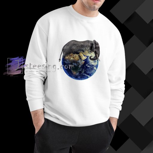 Elephant Earth Artistic sweatshirt