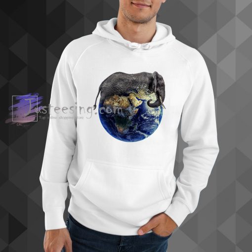 Elephant Earth Artistic your text hoodie