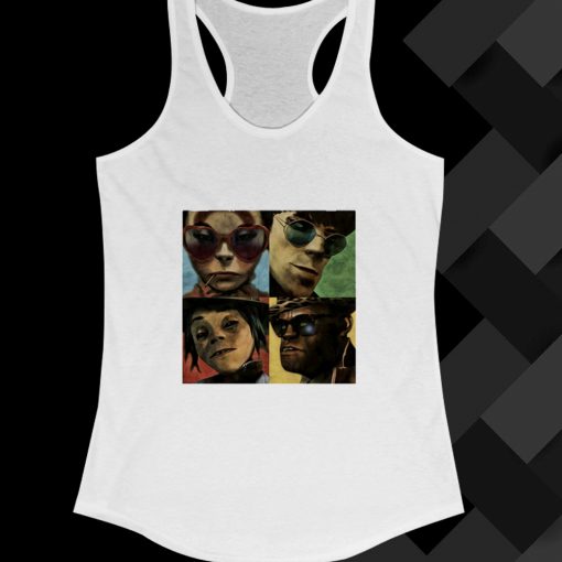 Gorillaz 90s Dark Grunge tanktop