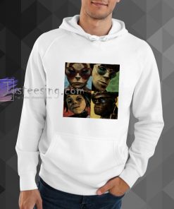 Gorillaz 90s Dark Grunge your text hoodie