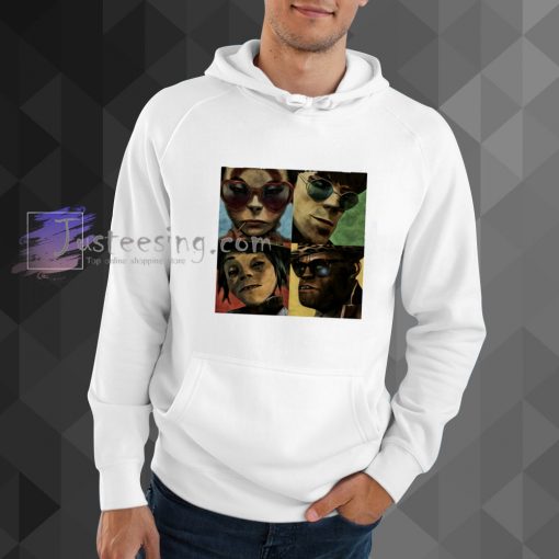 Gorillaz 90s Dark Grunge your text hoodie