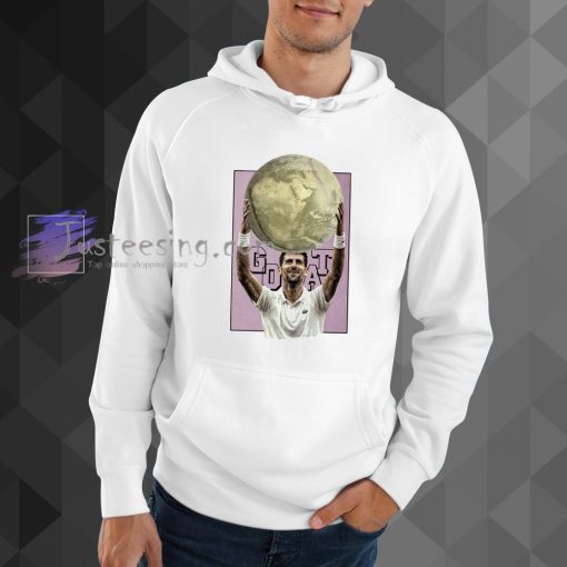 Novak Djokovic GOAT your text hoodie