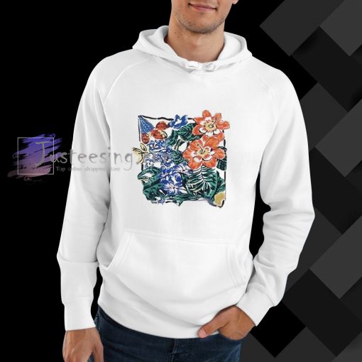 aesthetic flower hoodie
