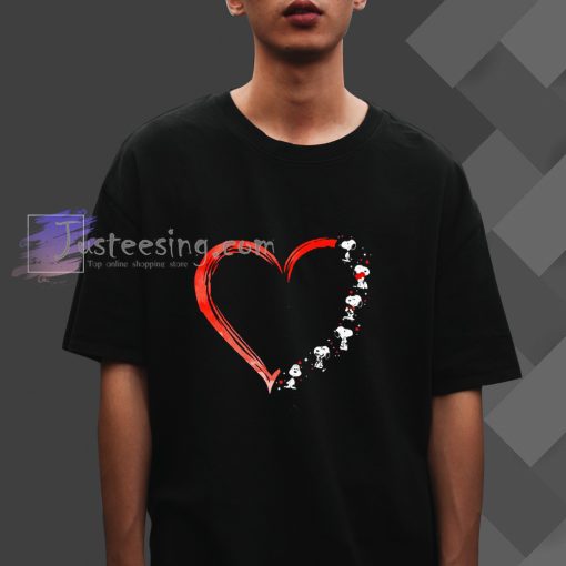 Snoopy Heart T-Shirt