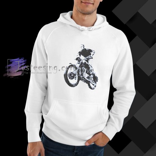 Steve Mcqueen Hand screen-printed hoodie