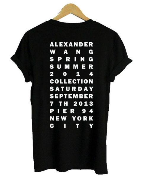 Alexander wang spring summer 2014 t shirt back NF