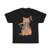 Catana cat samurai t shirt NF