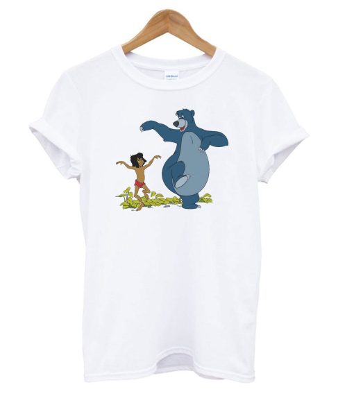 Jungle Book Mowgli and Baloo Dancing T shirt NF