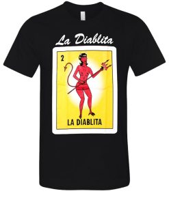 La Diablita Loteria Mexican Bingo T-Shirt NF