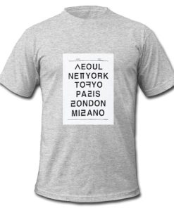 aeoul newyork tofyo t shirt NF