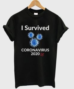 i survived corona virus 2020 t-shirt NF
