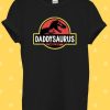 Daddysaurus Fathers Day Gift T Shirt NF