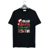 Dear Santa I Blame 2020 T Shirt NF