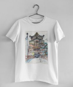 Spirited Away Bathhouse Studio Ghibli Japanese Tee Shirt NF