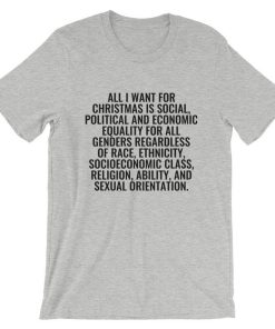 All i want for Christmas is social T SHIRT NF