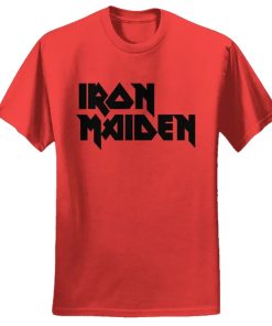 Classic Iron Maiden Red t shirt NF