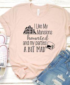 Haunted Mansion ,Mad Hatter ,Alice, Disney t shirt NF