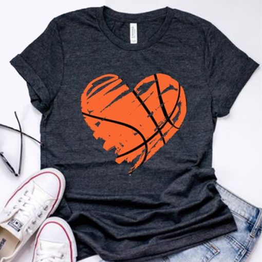 Heart Basketball t shirt NF