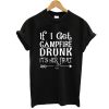 If I get campfire drunk it’s her fault camping outdoor t shirt NF