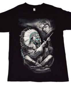 Native Peace Pipe T Shirt NF