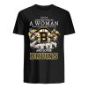 Never Underestimate A Woman Who Understand Hockey And Loves Bruins T Shirt NF