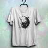 Funny yin yang cat t-shirt NF